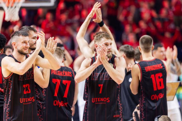 FIBA Cempionu lygos rungtynes Vilniaus Rytas – Baku Sabah . Vilnius, 2026-10-06. Vilnius Lietuva Copyright: xPatricijaxAdamoviÄx