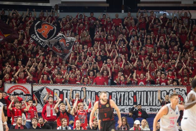 FIBA Cempionu lygos rungtynes Vilniaus Rytas – Baku Sabah . Vilnius, 2026-10-06. Vilnius Lietuva Copyright: xPatricijaxAdamoviÄx