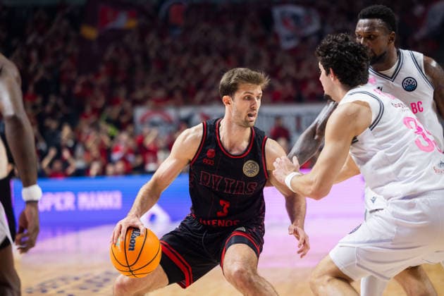 FIBA Cempionu lygos rungtynes Vilniaus Rytas – Baku Sabah . Vilnius, 2026-10-06. Vilnius Lietuva Copyright: xPatricijaxAdamoviÄx