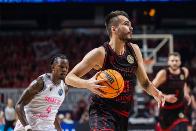 FIBA Cempionu lygos rungtynes Vilniaus Rytas – Baku Sabah . Vilnius, 2026-10-06. Vilnius Lietuva Copyright: xPatricijaxAdamoviÄx