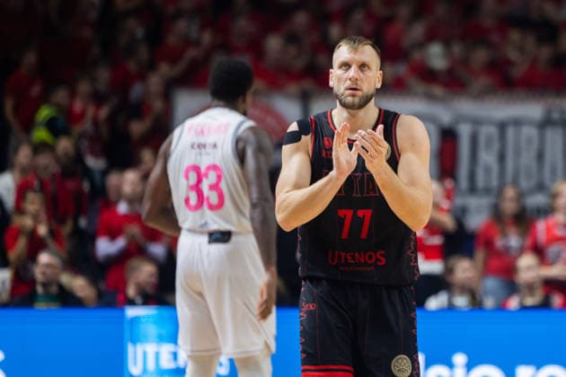 FIBA Cempionu lygos rungtynes Vilniaus Rytas – Baku Sabah . Vilnius, 2026-10-06. Vilnius Lietuva Copyright: xPatricijaxAdamoviÄx