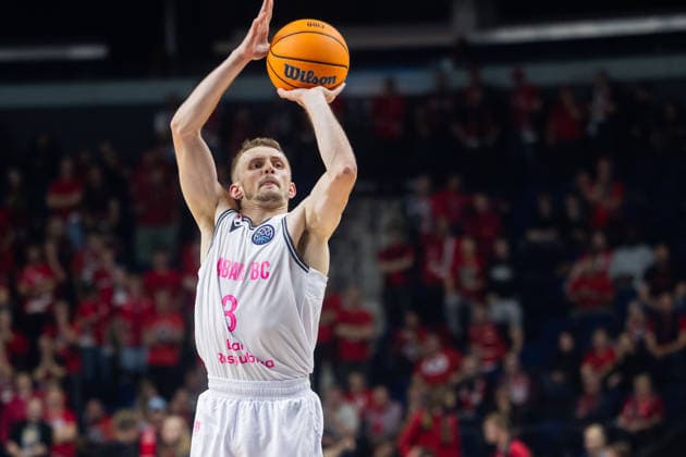 FIBA Cempionu lygos rungtynes Vilniaus Rytas – Baku Sabah . Vilnius, 2026-10-06. Vilnius Lietuva Copyright: xPatricijaxAdamoviÄx