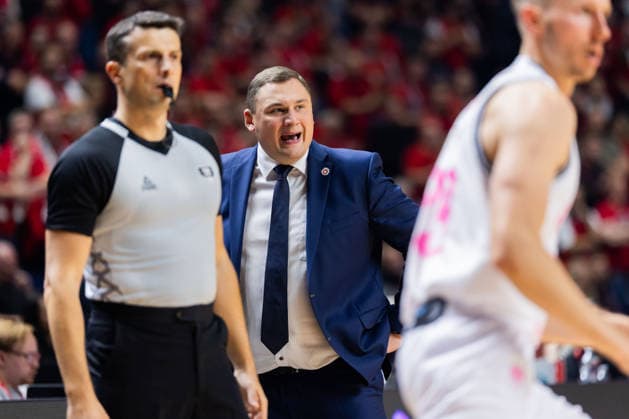 FIBA Cempionu lygos rungtynes Vilniaus Rytas – Baku Sabah . Vilnius, 2026-10-06. Vilnius Lietuva Copyright: xPatricijaxAdamoviÄx