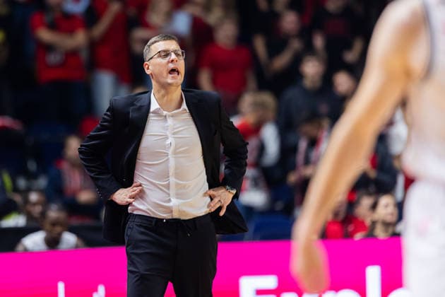 FIBA Cempionu lygos rungtynes Vilniaus Rytas – Baku Sabah . Vilnius, 2026-10-06. Vilnius Lietuva Copyright: xPatricijaxAdamoviÄx