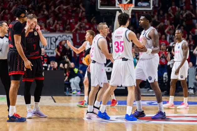 FIBA Cempionu lygos rungtynes Vilniaus Rytas – Baku Sabah . Vilnius, 2026-10-06. Vilnius Lietuva Copyright: xPatricijaxAdamoviÄx