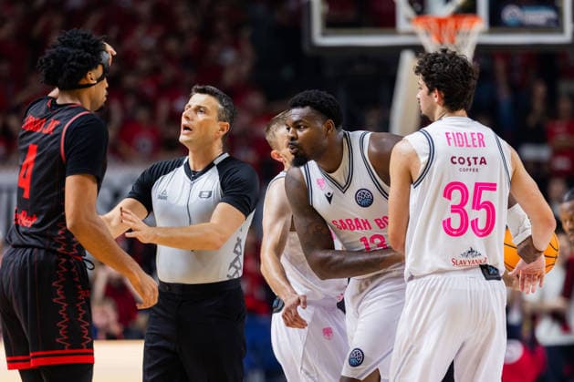 FIBA Cempionu lygos rungtynes Vilniaus Rytas – Baku Sabah . Vilnius, 2026-10-06. Vilnius Lietuva Copyright: xPatricijaxAdamoviÄx