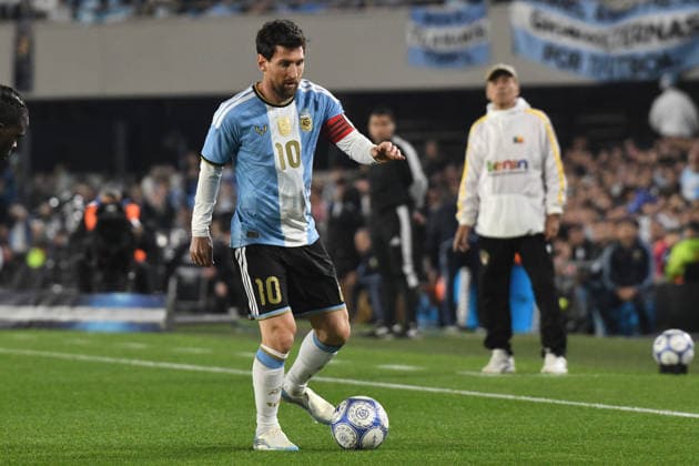 Argentina v Benin - International Friendly, Länderspiel, Nationalmannschaft Lionel Messi of Argentina plays during the match between Argentina and Benin at Estadio Monumental in Buenos Aires, Argentina, on October 6, 2026. Buenos Aires Buenos Aires Argentina  Copyright: xFedericoxPerettix originalFilename:peretti-argentin261006_npTtL.jpg