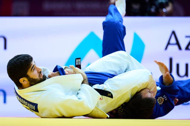 Makhmadbekov Makhmadbek (UAE), OCTOBER 6, 2026 -Judo : World Judo Championships BAKU2026 Mens -73kg2nd Round match at National Gymnastics Arena in Baku, Azerbaijan. Noxthirdxpartyxsales  aflo_353985938 KenxAsakurax