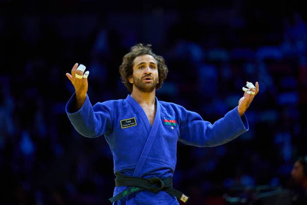 Heydarov Hidayat (AZE), OCTOBER 6, 2026 -Judo : World Judo Championships BAKU2026 Mens -73kg3rd Round match at National Gymnastics Arena in Baku, Azerbaijan. Noxthirdxpartyxsales  aflo_353985956 KenxAsakurax