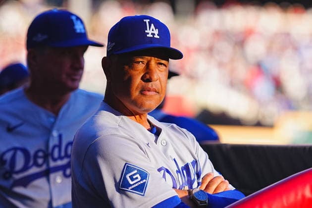 Dave Roberts,(Dodgers) Manager Dave Roberts Oct.6,2026 - Baseball : MLB, Baseball Herren, USA National League Division Series Atlanta Braves vs. Los Angeles Dodgers Venue: Truist Park (Cumberland, Georgia, USA)  aflo_353997379 YujixArakawax