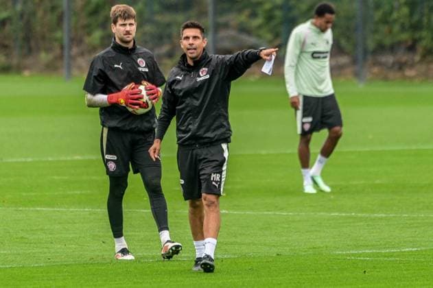 Trainer Marcel Rapp ( Pauli ) Deutschland , Hamburg , Trainingsgelände an der Kollaustrasse , Fussball , 2. Bundesliga , FC St Pauli