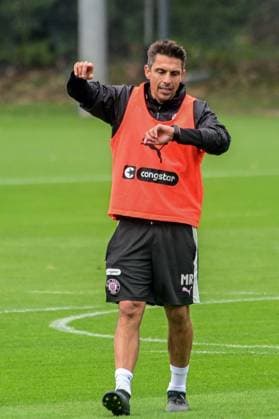 Trainer Marcel Rapp ( Pauli ) Deutschland , Hamburg , Trainingsgelände an der Kollaustrasse , Fussball , 2. Bundesliga , FC St Pauli