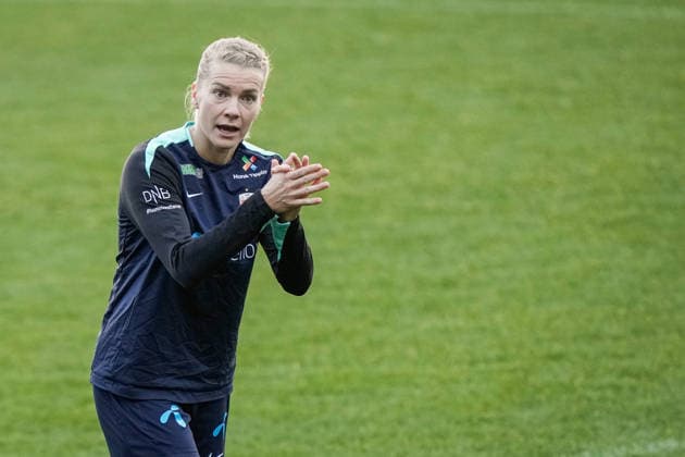 Women s National Soccer Team Prepares for World Cup Qualifiers Oslo, October 7, 2026 Ada Hegerberg during a training session at Ullevaal Stadium, before the World Cup qualifier against Romania. The matches will be played on October 9 at Arcul de Triumf Stadium in Bucharest and on October 13 at Ullevaal Stadium in Oslo. Photo: Beate Oma Dahle, NTB, Oslo, Norway. EDITORIAL USE ONLY. RESTRICTED USE FOR BETTING COMPANIES.  Copyright: xBeatexOmaxDahlex xNTBx