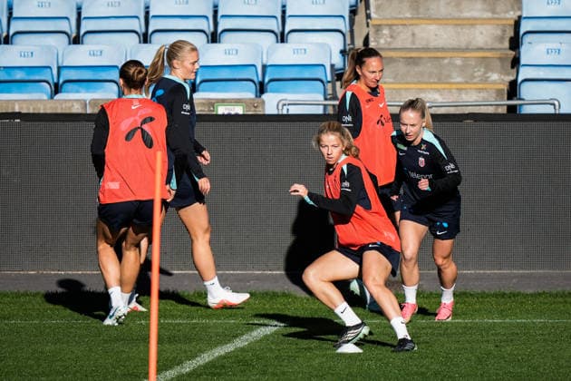 The women s national soccer team is preparing for the World Cup qualifiers. Oslo, October 7, 2026. Justine Kvaleng Kielland during a training session at Ullevaal Stadium, for the World Cup qualifier against Romania. The matches will be played on October 9 at Arcul de Triumf Stadium in Bucharest and on October 13 at Ullevaal Stadium in Oslo. Photo: Beate Oma Dahle, NTB, Oslo, Norway. EDITORIAL USE ONLY. RESTRICTED USE FOR BETTING COMPANIES.  Copyright: xBeatexOmaxDahlex xNTBx