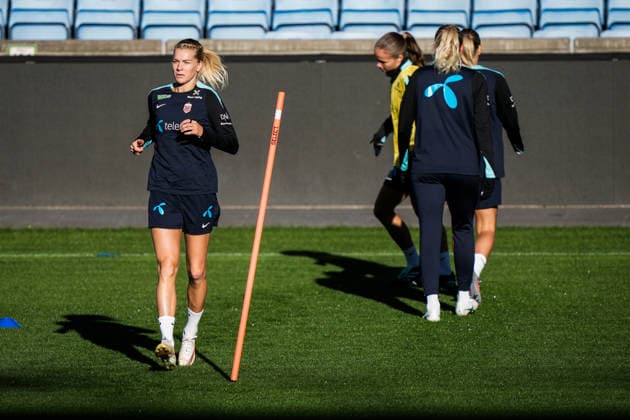 The women s national soccer team is preparing for the World Cup qualifiers Oslo, October 7, 2026 Ada Hegerberg during a training session at Ullevaal Stadium, for the World Cup qualifier against Romania. The matches will be played on October 9 at Arcul de Triumf Stadium in Bucharest and on October 13 at Ullevaal Stadium in Oslo. Photo: Beate Oma Dahle, NTB, Oslo, Norway. EDITORIAL USE ONLY. RESTRICTED USE FOR BETTING COMPANIES.  Copyright: xBeatexOmaxDahlex xNTBx