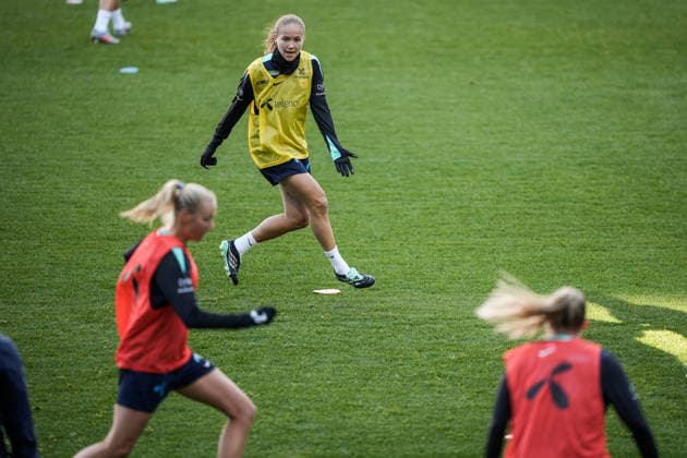 The women s national soccer team is preparing for the World Cup qualifiers Oslo, October 7, 2026 Guro Reiten during a training session at Ullevaal Stadium, for the World Cup qualifier against Romania. The matches will be played on October 9 at Arcul de Triumf Stadium in Bucharest and on October 13 at Ullevaal Stadium in Oslo. Photo: Beate Oma Dahle, NTB, Oslo, Norway. EDITORIAL USE ONLY. RESTRICTED USE FOR BETTING COMPANIES.  Copyright: xBeatexOmaxDahlex xNTBx