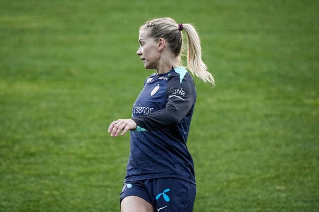 Women s National Soccer Team Prepares for World Cup Qualifiers Oslo, October 7, 2026 Ada Hegerberg during a training session at Ullevaal Stadium, before the World Cup qualifier against Romania. The matches will be played on October 9 at Arcul de Triumf Stadium in Bucharest and on October 13 at Ullevaal Stadium in Oslo. Photo: Beate Oma Dahle, NTB, Oslo, Norway. EDITORIAL USE ONLY. RESTRICTED USE FOR BETTING COMPANIES.  Copyright: xBeatexOmaxDahlex xNTBx