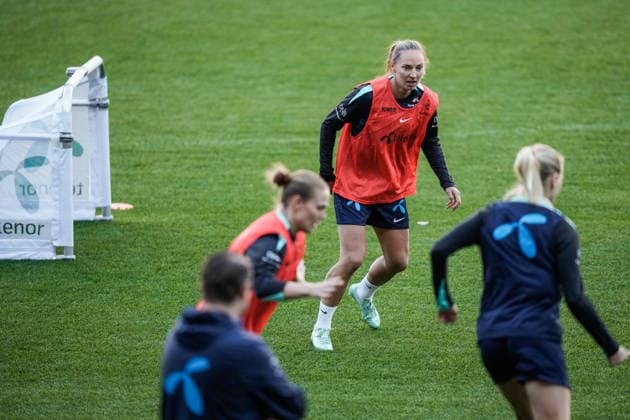 The women s national soccer team is preparing for the World Cup qualifiers Oslo, October 7, 2026 Marit Bratberg Lund during a training session at Ullevaal Stadium, for the World Cup qualifier against Romania. The matches will be played on October 9 at Arcul de Triumf Stadium in Bucharest and on October 13 at Ullevaal Stadium in Oslo. Photo: Beate Oma Dahle, NTB, Oslo, Norway. EDITORIAL USE ONLY. RESTRICTED USE FOR BETTING COMPANIES.  Copyright: xBeatexOmaxDahlex xNTBx