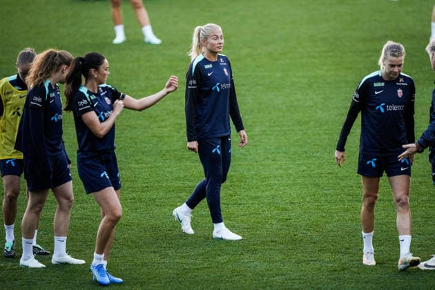 Women s National Soccer Team Prepares for World Cup Qualification Oslo, October 7, 2026: Guro Bergsvand during a training session at Ullevaal Stadium, before the World Cup qualifier against Romania. The matches will be played on October 9 at Arcul de Triumf Stadium in Bucharest and on October 13 at Ullevaal Stadium in Oslo. Photo: Beate Oma Dahle, NTB, Oslo, Norway. EDITORIAL USE ONLY. RESTRICTED USE FOR BETTING COMPANIES.  Copyright: xBeatexOmaxDahlex xNTBx