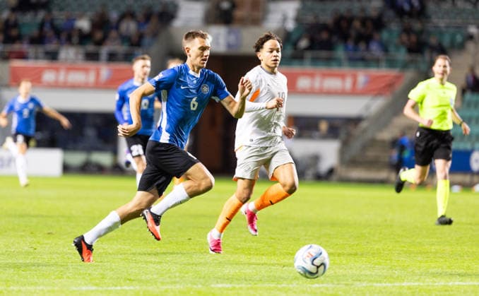 06.10.2026, Tallinn. Football Nations League. Estonia VS Iceland 0:0. Photo Tairo Lutter, Postimees Tallinn Harjumaa Estonia 1TL06OCT26A20  Copyright: xTairoxLutterx 6 Rasmus Peetson