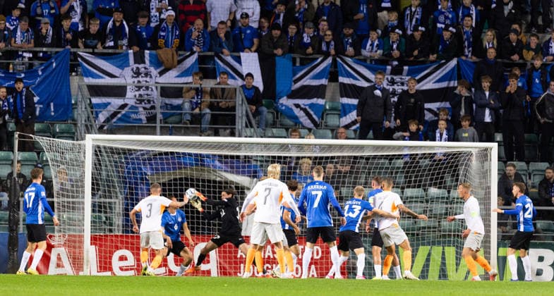 06.10.2026, Tallinn. Football Nations League. Estonia VS Iceland 0:0. Photo Tairo Lutter, Postimees Tallinn Harjumaa Estonia 1TL06OCT26A26  Copyright: xTairoxLutterx 12 Matvei Igonen