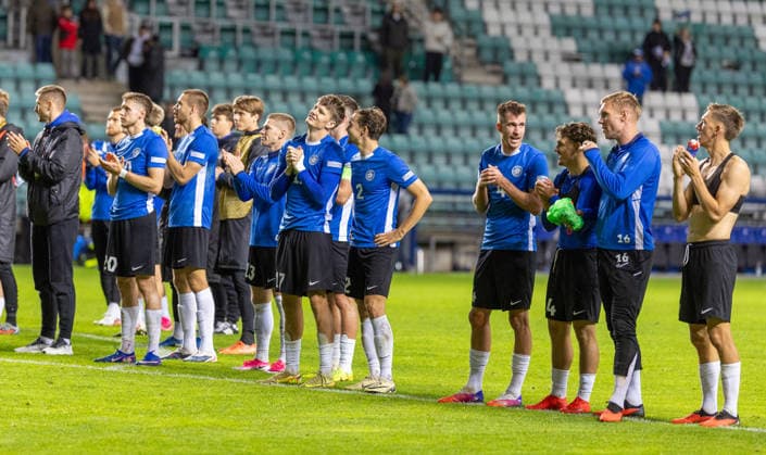 06.10.2026, Tallinn. Football Nations League. Estonia VS Iceland 0:0. Photo Tairo Lutter, Postimees Tallinn Harjumaa Estonia 1TL06OCT26A45  Copyright: xTairoxLutterx Estonian National Football team