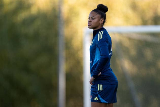261007 Felicia Schröder of the Swedish women s national football team during a training session on October 7, 2026 in Stockholm. Photo: Emma Wallskog BILDBYRAN kod EW EW0716 fotboll football soccer fotball vm-kval kval fifa womens world cup qualifier qualifier träning practice training sverige sweden dam bbeng Copyright: EMMAxWALLSKOG BB261007EW039