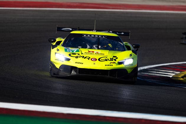 AUTO - ELMS - 4 HOURS OF PORTIMAO 2026 57 KIMURA Takeshi (jpn), JAUBERT Mathys (fra), SERRA Daniel (bra), Kessel Racing, Ferrari 296 LMGT3 Evo, LMGT3, action during the 4 Hours of Portimao 2026, 6th round of the 2026 European Le Mans Series on the Autodromo Internacional do Algarve from October 8 to 10, 2026 in Portimao, Portugal -  Copyright: xJoaoxFilipex