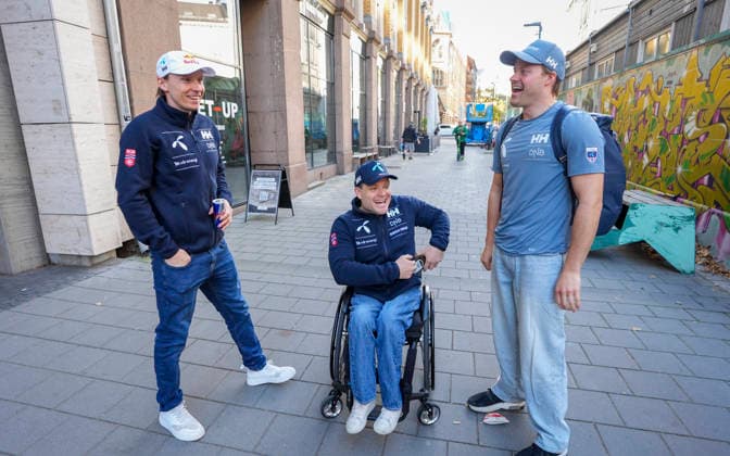 Kickoff with the National Alpine Ski Team, Oslo, October 7, 2026: Henrik Kristoffersen, Jesper Saltvik Pedersen, and Adrian Smiseth Sejersted at the season s kickoff with the National Alpine Ski Team. Photo: Lise Aserud, NTB, Oslo, Norway. EDITORIAL USE ONLY. RESTRICTED USE FOR BETTING COMPANIES.  Copyright: xLisexAserudx xNTBx