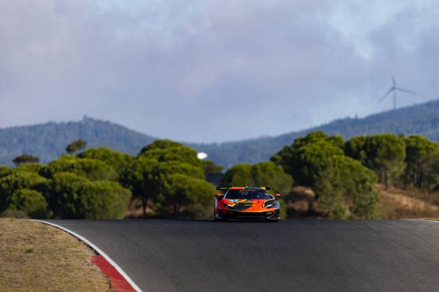 AUTO - ELMS - 4 HOURS OF PORTIMAO 2026 74 GILBERT Andrew (uae), RUEDA Fran (esp), LEROUX Romain (fra), Kessel Racing, Ferrari 296 LMGT3 Evo, LMGT3, action during the 4 Hours of Portimao 2026, 6th round of the 2026 European Le Mans Series on the Autodromo Internacional do Algarve from October 8 to 10, 2026 in Portimao, Portugal -  Copyright: xJoaoxFilipex