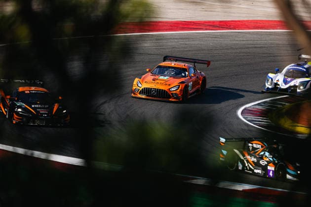 AUTO - ELMS - 4 HOURS OF PORTIMAO 2026 63 NARAN Ameerh (gbr), ANDRADE Rui (ang), SETTE CAMARA Sergio (bra), Iron Lynx, Mercedes-AMG LMGT3, LMGT3, action during the 4 Hours of Portimao 2026, 6th round of the 2026 European Le Mans Series on the Autodromo Internacional do Algarve from October 8 to 10, 2026 in Portimao, Portugal -  Copyright: xJoaoxFilipex