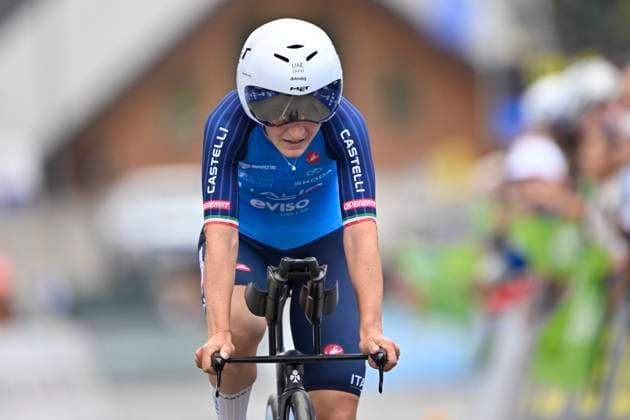 UEC 2026 Road European Championships Ljubljana 07 10 2026 SENCUR, SLOVENIA - OCTOBER 07 : Longo Borghini Elisa (ITA) during the Women Elite Individual Time Trial Men Under 23 at the 2026 UEC Road European Championships. An UCI Continental Championships time trial cycling race with start and finish in Sencur on October 7, 2026 in Sencur, Slovenia, 07 10 2026 Sencur Slovenia  Copyright: xJanxDexMeuleneirx