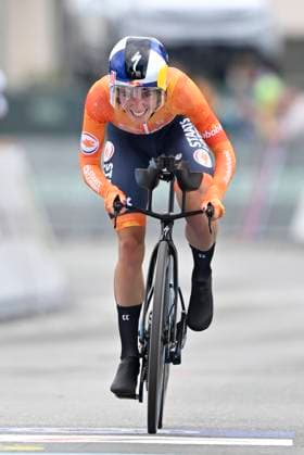 UEC 2026 Road European Championships Ljubljana 07 10 2026 SENCUR, SLOVENIA - OCTOBER 07 : Vollering Demi (NED) during the Women Elite Individual Time Trial at the 2026 UEC Road European Championships. An UCI Continental Championships time trial cycling race with start and finish in Sencur on October 7, 2026 in Sencur, Slovenia, 07 10 2026 Sencur Slovenia  Copyright: xJanxDexMeuleneirx