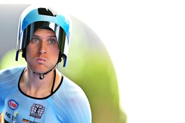 Belgium s Ilan Van Wilder pictured at the start of the Men Elite Individual Time Trial race (22km) at the cycling UEC Road European Championships, in Ljubljana, Slovenia, on Wednesday 7 October 2026. The UEC Road European Championships are taking place from 02 to 07 October in Ljubljana, Slovenia. DAVIDxPINTENS  x189058784x