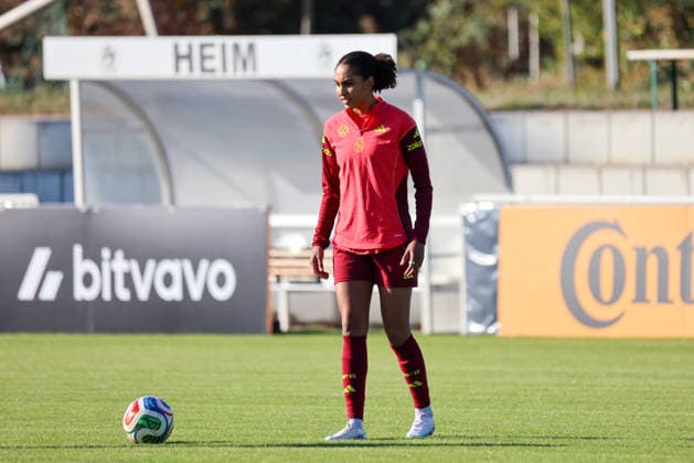 Eppelheim, Deutschland: 07.10.2026 - Deutsche Fußballnationalmannschaft der Frauen - Training - Testspiel Deutschland vs. Australien Im Bild: Cora Zicai (Deutschland) Copyright: HMBxMedia MadeleinexFantini