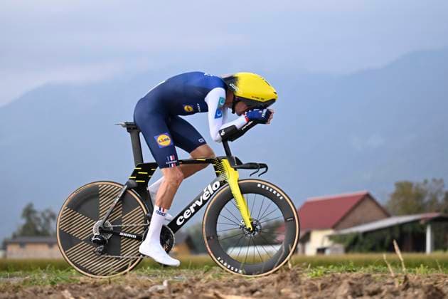 UEC 2026 Road European Championships Ljubljana 07 10 2026 SENCUR, SLOVENIA - OCTOBER 07 : Armirail Bruno (FRA) during the Men Elite Individual Time Trial at the 2026 UEC Road European Championships. An UCI Continental Championships time trial cycling race with start and finish in Sencur on October 7, 2026 in Sencur, Slovenia, 07 10 2026 Sencur Slovenia  Copyright: xJanxDexMeuleneirx