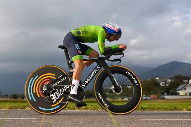 UEC 2026 Road European Championships Ljubljana 07 10 2026 SENCUR, SLOVENIA - OCTOBER 07 : Roglic Primoz (SLO) during the Men Elite Individual Time Trial at the 2026 UEC Road European Championships. An UCI Continental Championships time trial cycling race with start and finish in Sencur on October 7, 2026 in Sencur, Slovenia, 07 10 2026 Sencur Slovenia  Copyright: xJanxDexMeuleneirx