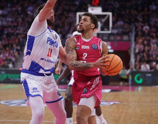 Alijah Comithier Telekom Baskets Bonn vs. FC Porto - Basketball Champions League BCL Foto: Jörn Wolter