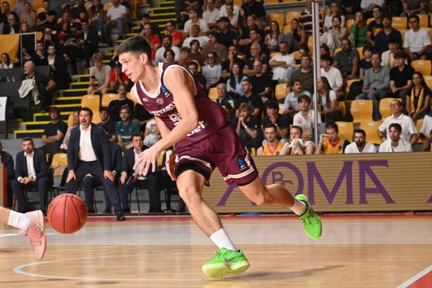 IPA89407790 - Nojus Radzius of Lietkabelis Panevezys during the BKT EuroCup Round 2 game between BC Roma and Lietkabelis at the Palazzetto dello on July 7, 2026, in Rome, Italy.  Copyright: xRobertoxBettacchi IPAxSportx xx IPA89407790