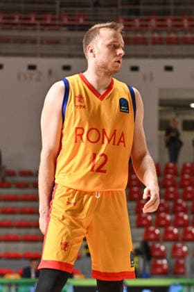 BASKETBALL - EuroCup - Roma Basketball vs. Lietkabelis Panevezys Photo by IPA ABACAPRESS.COM89407429 - Arturs Strautins of BC Roma during the warm-up for the BKT EuroCup Round 2 game between BC Roma and Lietkebalis at the Palazzetto dello on the 7th, 2026, in Rome, Italy. Rome Italy  Copyright: xIPAxSport ABACAx