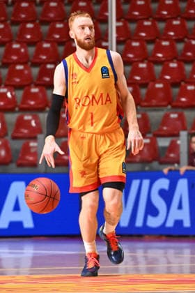 BASKETBALL - EuroCup - Roma Basketball vs. Lietkabelis Panevezys Photo by IPA ABACAPRESS.COM89407431 - Niccolo Mannion of BC Roma during the BKT EuroCup Round 2 game between BC Roma and Lietkebalis at the Palazzetto dello on the 7th, 2026, in Rome, Italy. Rome Italy  Copyright: xIPAxSport ABACAx