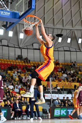 Foto IPP Cavaliere Emiliano Roma 07 10 2026 Pallacanestro Basket EuroCup 2026-2027. BC Basketball Club Roma - BC Lietkabelis. Nella foto Marko Simonovic. Italy Photo Press - World Copyright italy ITALY  Copyright: xR4924_italyphotopressx
