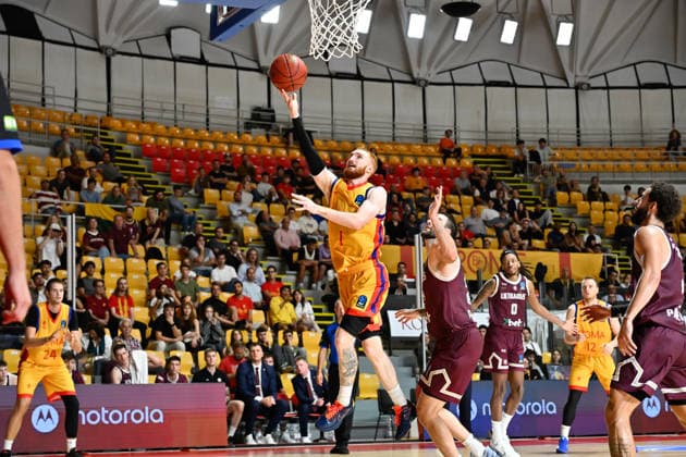 Foto IPP Cavaliere Emiliano Roma 07 10 2026 Pallacanestro Basket EuroCup 2026-2027. BC Basketball Club Roma - BC Lietkabelis. Nella foto Niccolo Mannion. Italy Photo Press - World Copyright italy ITALY  Copyright: xR4924_italyphotopressx