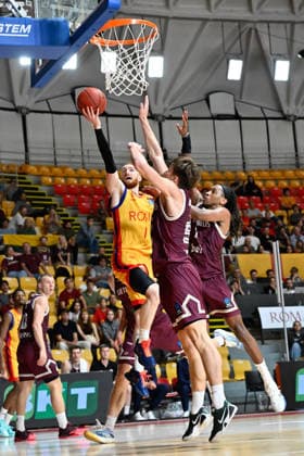 Foto IPP Cavaliere Emiliano Roma 07 10 2026 Pallacanestro Basket EuroCup 2026-2027. BC Basketball Club Roma - BC Lietkabelis. Nella foto Niccolo Mannion. Italy Photo Press - World Copyright italy ITALY  Copyright: xR4924_italyphotopressx