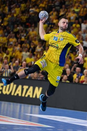 KIELCE 07.10.2026 MECZ 3. KOLEJKA RUNDA WSTEPNA LIGA MISTRZOW PILKA RECZNA MEZCZYZN SEZON 2026 2027 MENS HALDBALL PRELIMINARY ROUND EHF CHAMPIONS LEAGUE SEASON 2026 2027 MATCH: INDUSTRIA KIELCE - SC MAGDEBURG ALEKS VLAH FOT. MICHAL TRZPIS 400MM.PL NEWSPIX.PL --- newspix.pl 
