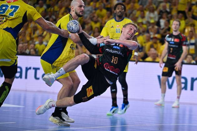 KIELCE 07.10.2026 MECZ 3. KOLEJKA RUNDA WSTEPNA LIGA MISTRZOW PILKA RECZNA MEZCZYZN SEZON 2026 2027 MENS HALDBALL PRELIMINARY ROUND EHF CHAMPIONS LEAGUE SEASON 2026 2027 MATCH: INDUSTRIA KIELCE - SC MAGDEBURG ARTSEM KARALEK GISLI HORGEIR KRISTJANSSON FOT. MICHAL TRZPIS 400MM.PL NEWSPIX.PL --- newspix.pl 