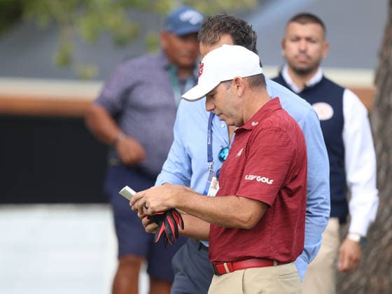 ESP: Mutua Madrid Open de Tenis Sergio Garcia, during his participation in the Spanish Open Pro-Am, held at the Villa de Madrid Country Club on October 7, 2026 in Madrid, Spain Madrid Spain Copyright: xALBERTOxSIMONx AgenciaxLOFx