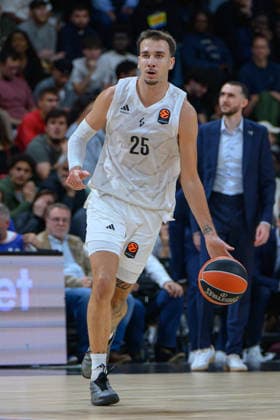 EuroLeague 2026, Paris Basketball vs LDLC ASVEL Villeurbanne, Basketball HUGO BESSON of ASVEL during the EuroLeague 2026 match between Paris Basketball and LDLC ASVEL Villeurbanne at Adidas Arena on October 07, 2026 in Paris, France. Paris Adidas Arena France