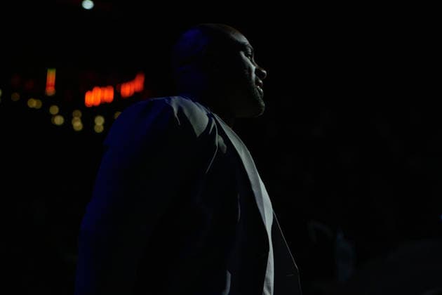 EuroLeague 2026, Paris Basketball vs LDLC ASVEL Villeurbanne, Basketball Teddy Riner attends the EuroLeague 2026 match between Paris Basketball and LDLC ASVEL Villeurbanne at Adidas Arena on October 07, 2026 in Paris, France. Paris Adidas Arena France