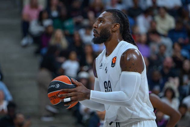 EuroLeague 2026, Paris Basketball vs LDLC ASVEL Villeurbanne, Basketball JAE CROWDER OF ASVEL during the EuroLeague 2026 match between Paris Basketball and LDLC ASVEL Villeurbanne at Adidas Arena on October 07, 2026 in Paris, France. Paris Adidas Arena France